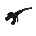Black football mouthpiece
